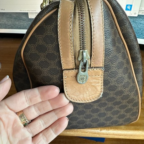 Vintage Celine Macadam Boston Bag - Picture 4 of 8